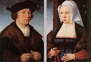 CLEVE, Joos van Portrait of a Man and Woman dfg Norge oil painting reproduction